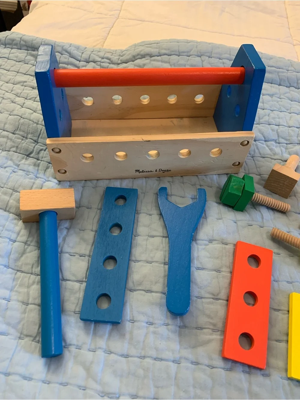 Melissa & Doug Wooden Take-Along Tool Kit
